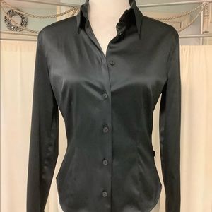 Byblos satin button up shirt